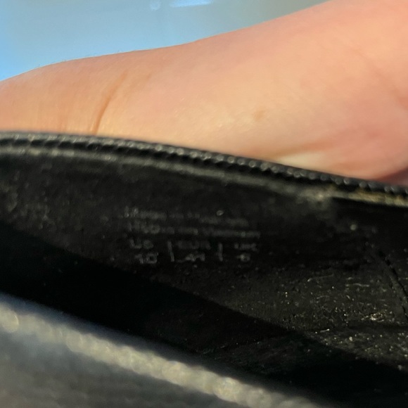 ALDO Black Pointy Faux Snakeskin Heels - Picture 9 of 9